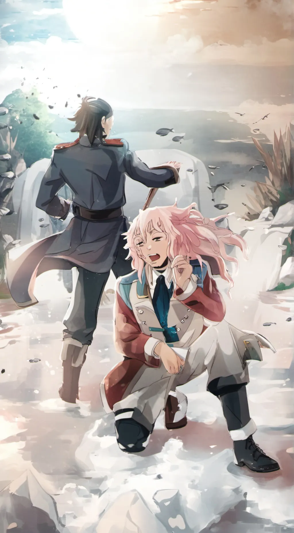 ai character: Hashira background