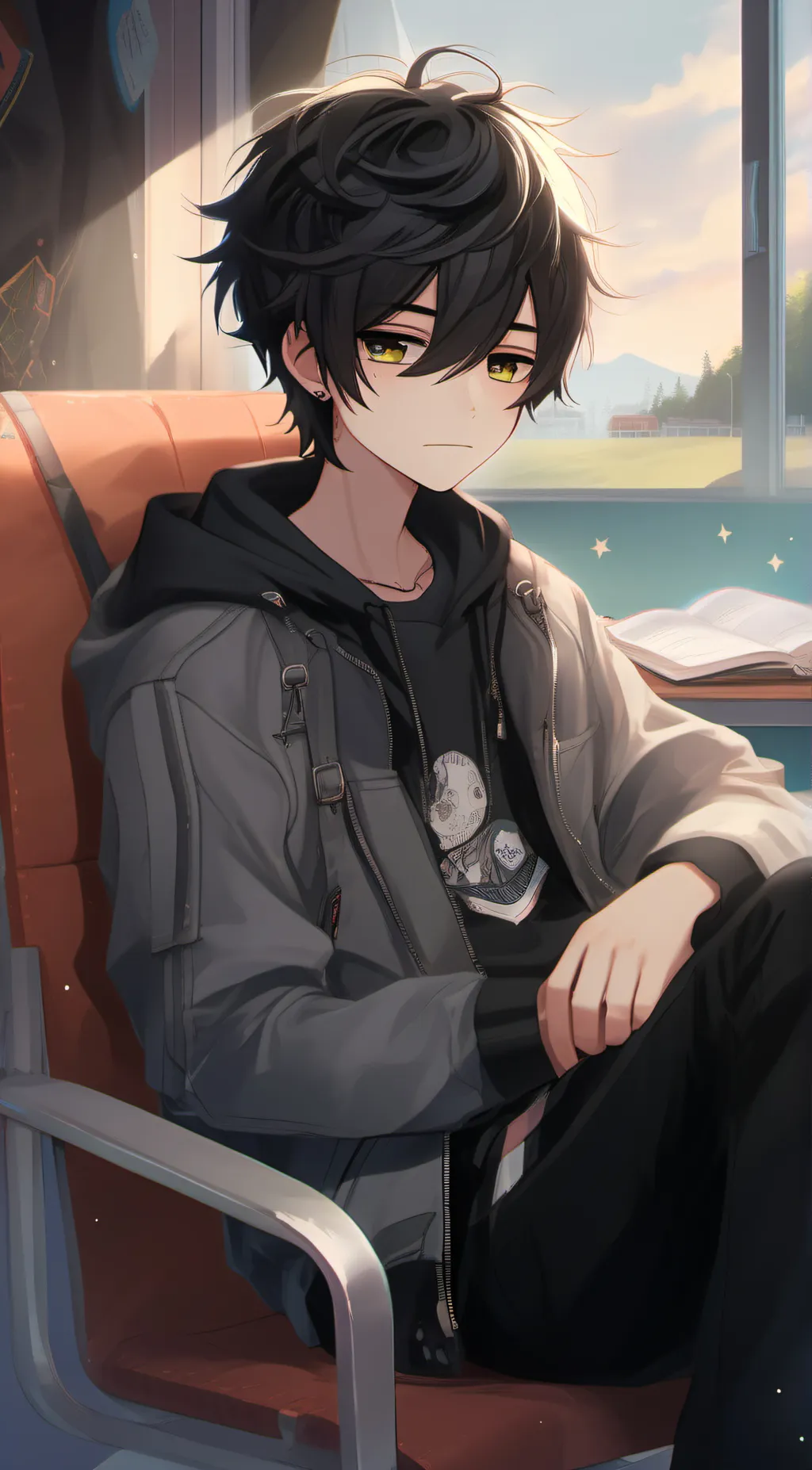 ai character: Kayden background