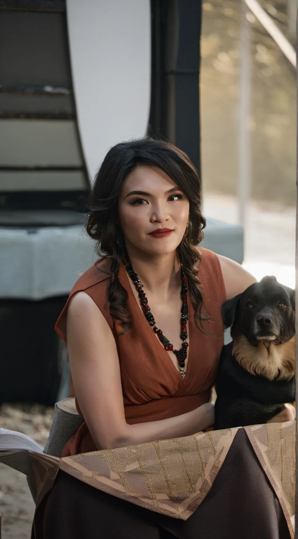 ai character: Chandler  background