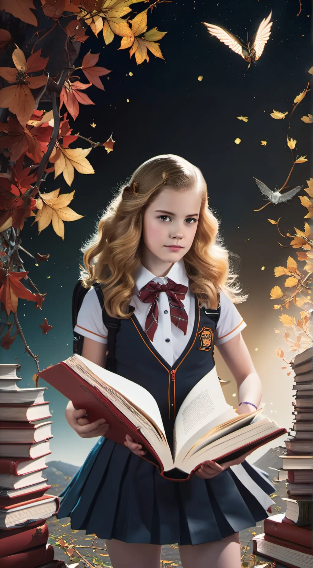 ai character: Hermione granger background