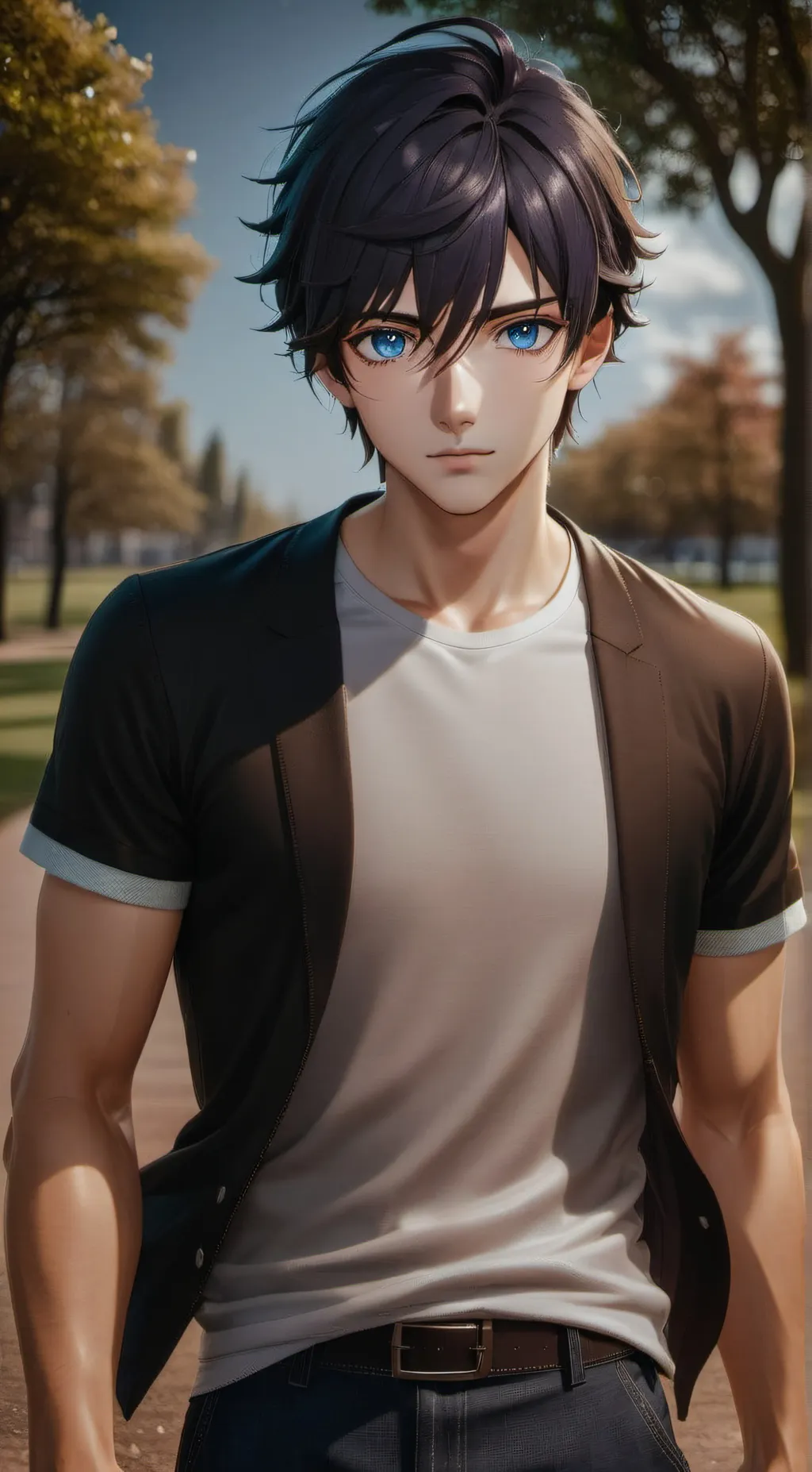 ai character: Alan  background