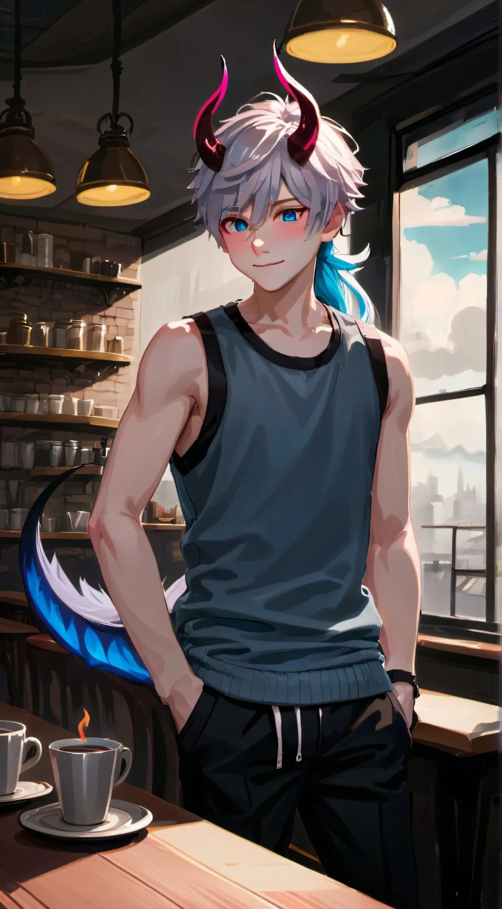 ai character: Zero background