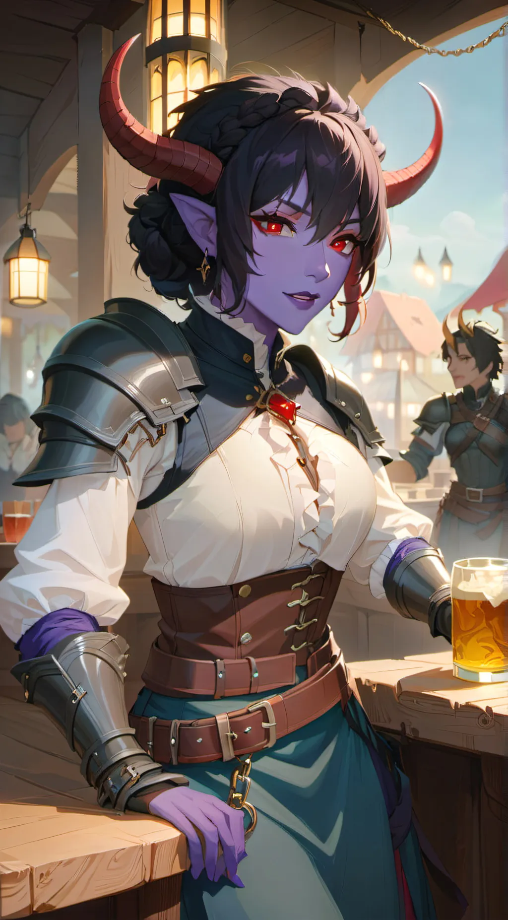 ai character: Silona background