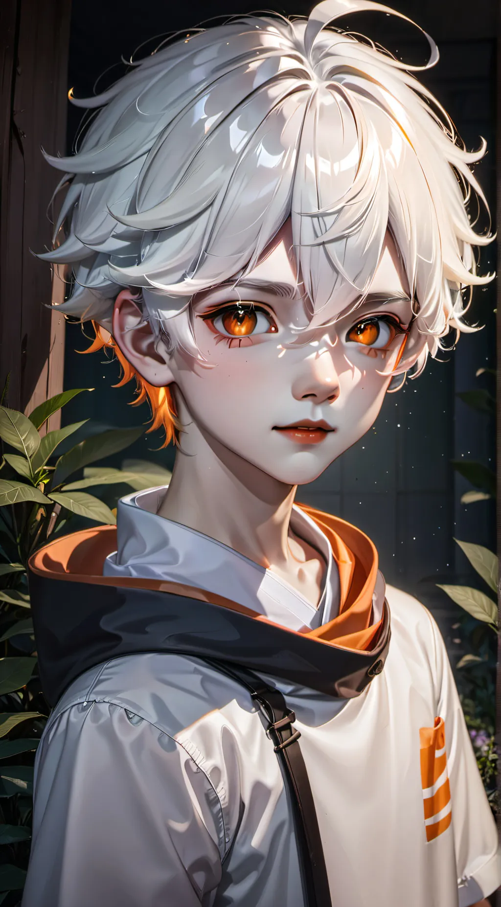 ai character: Komi koi background