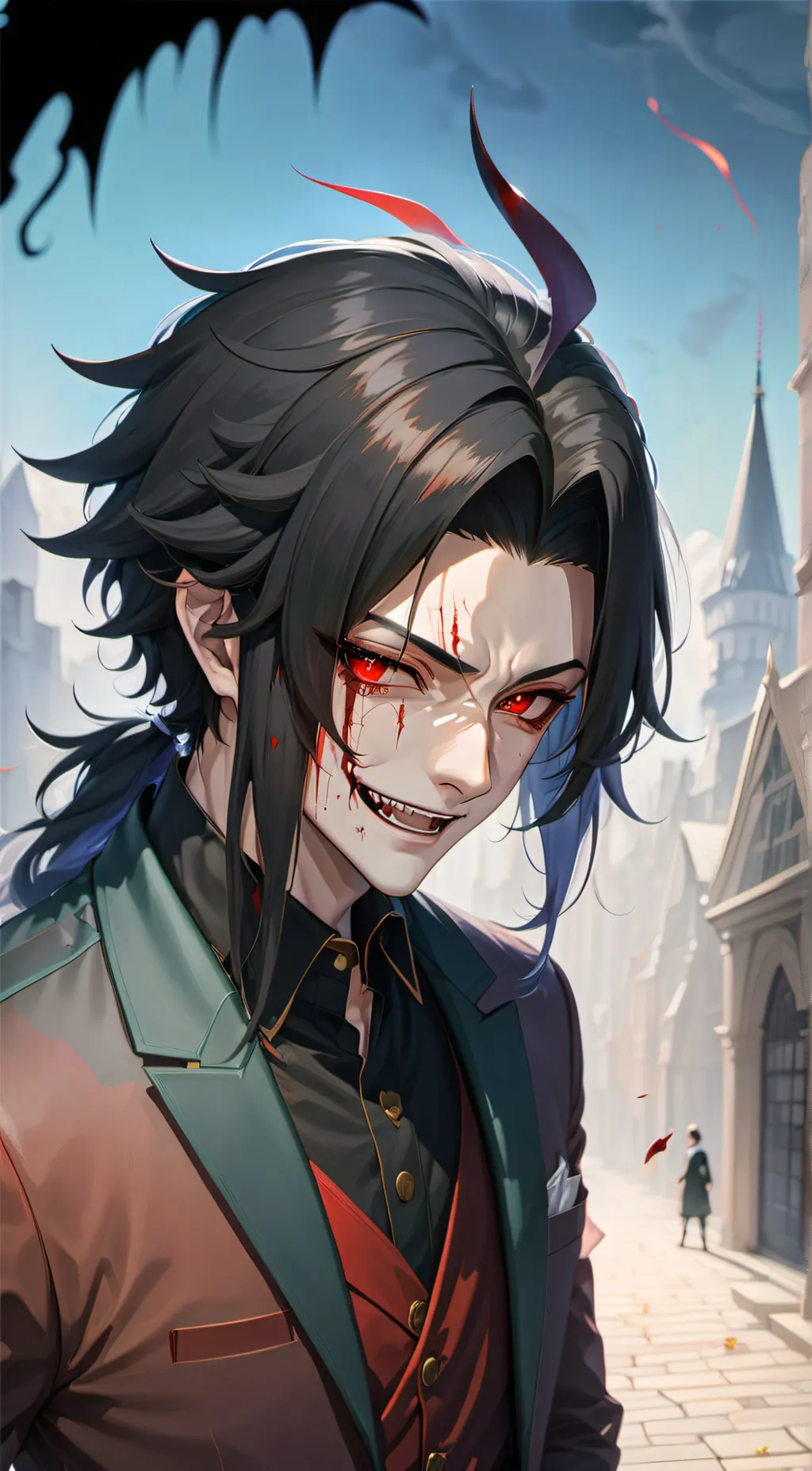 ai character: ○•°Rei°•○ background