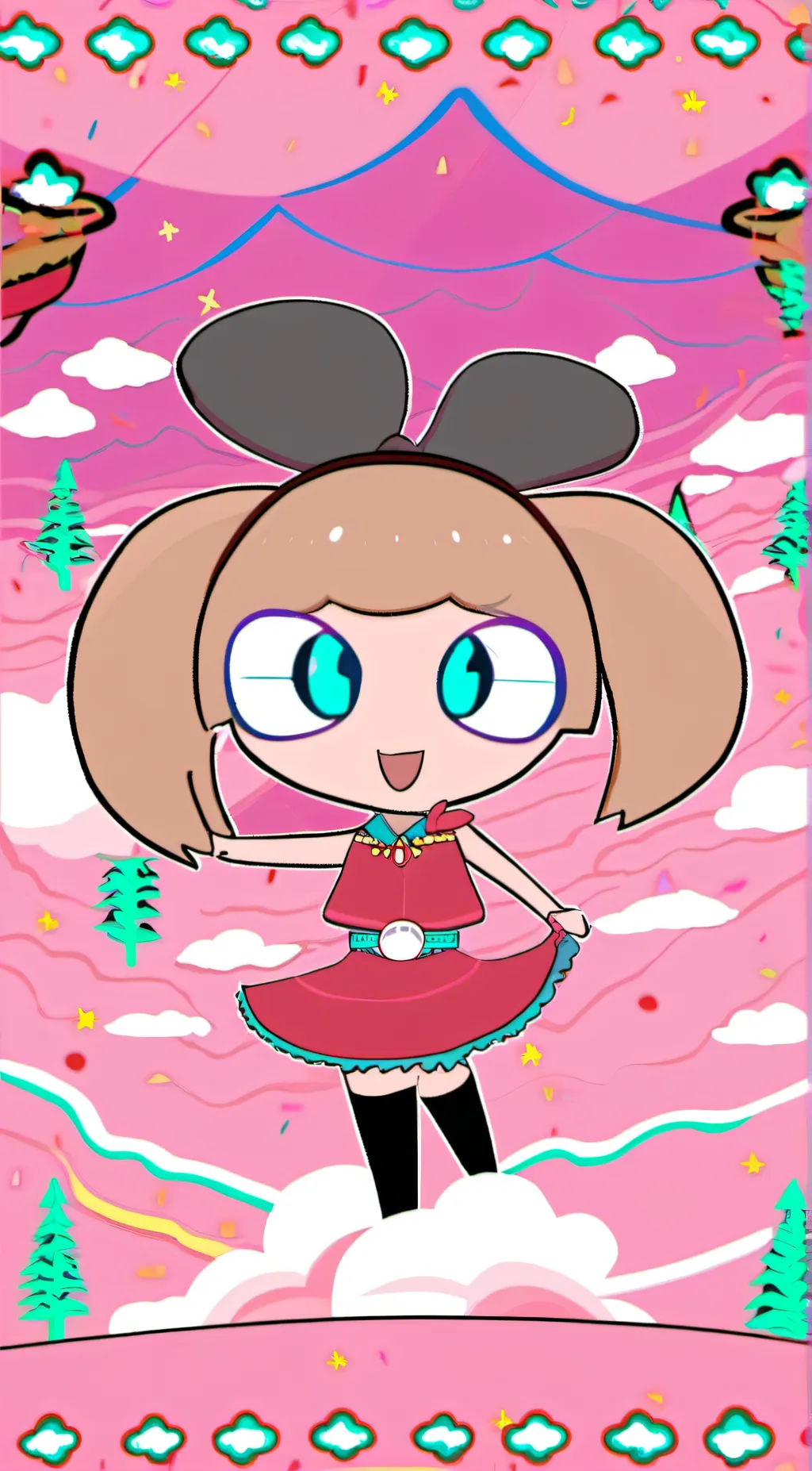 ai character: l love math background