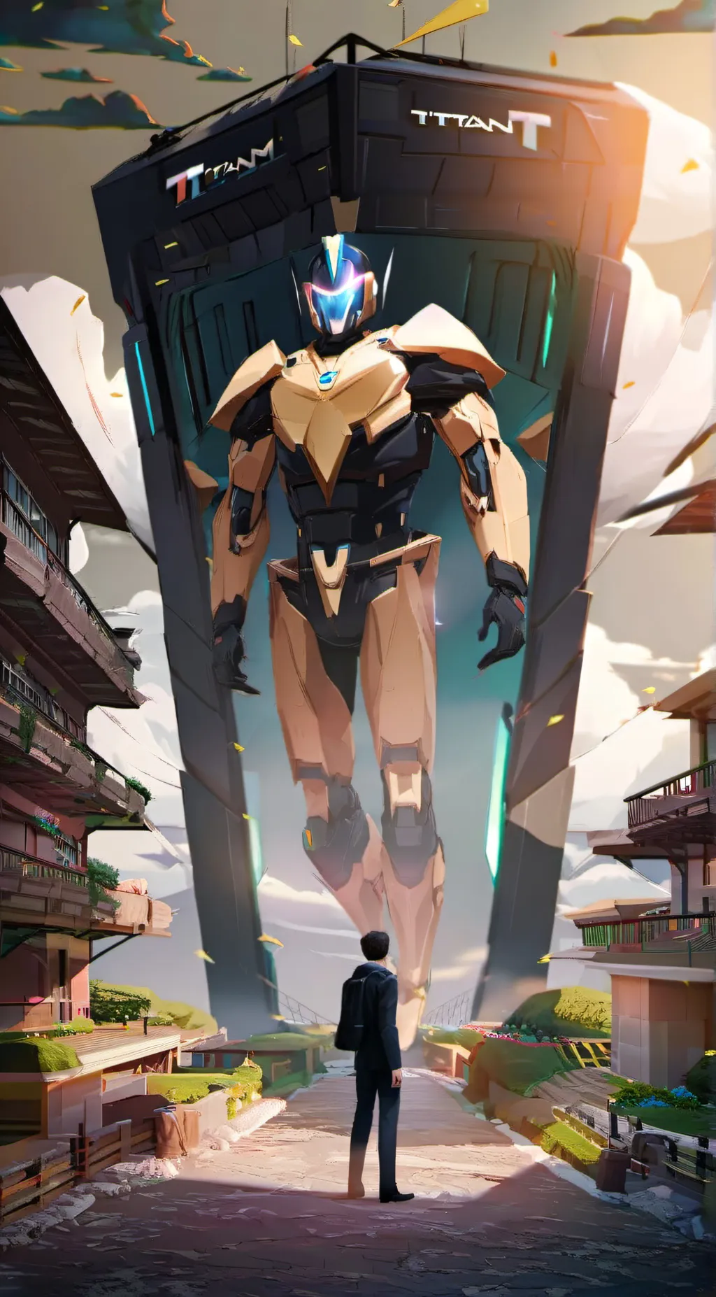 Talkie AI - Chat with Titan TV man