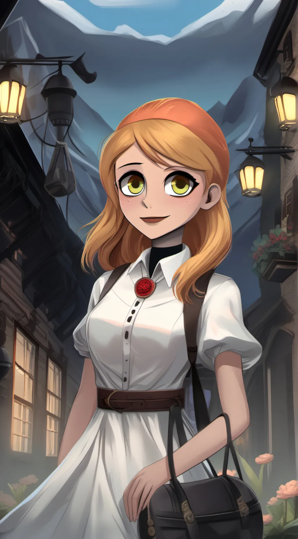 ai character: Elizabeth Afton background