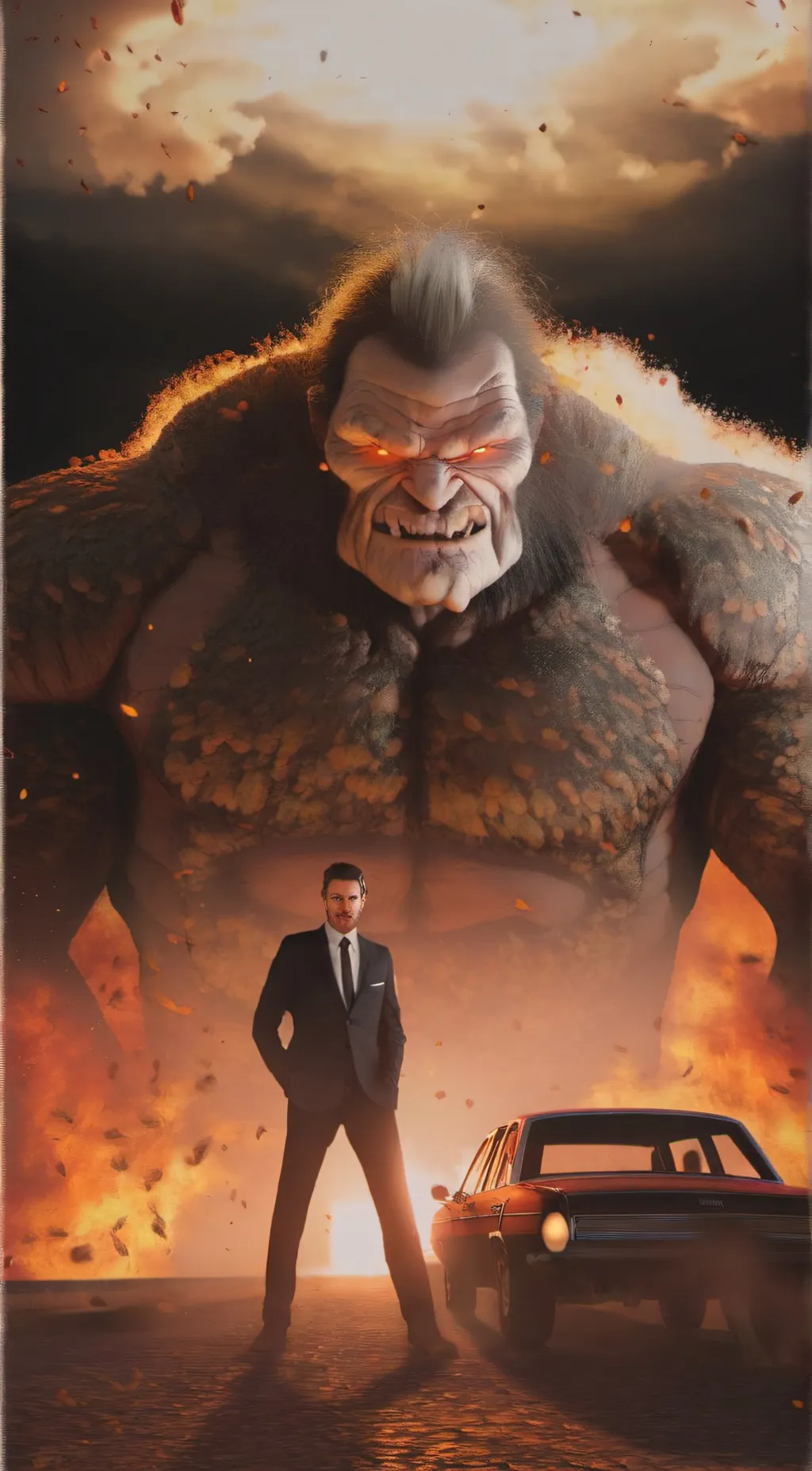 ai character: king and alex background