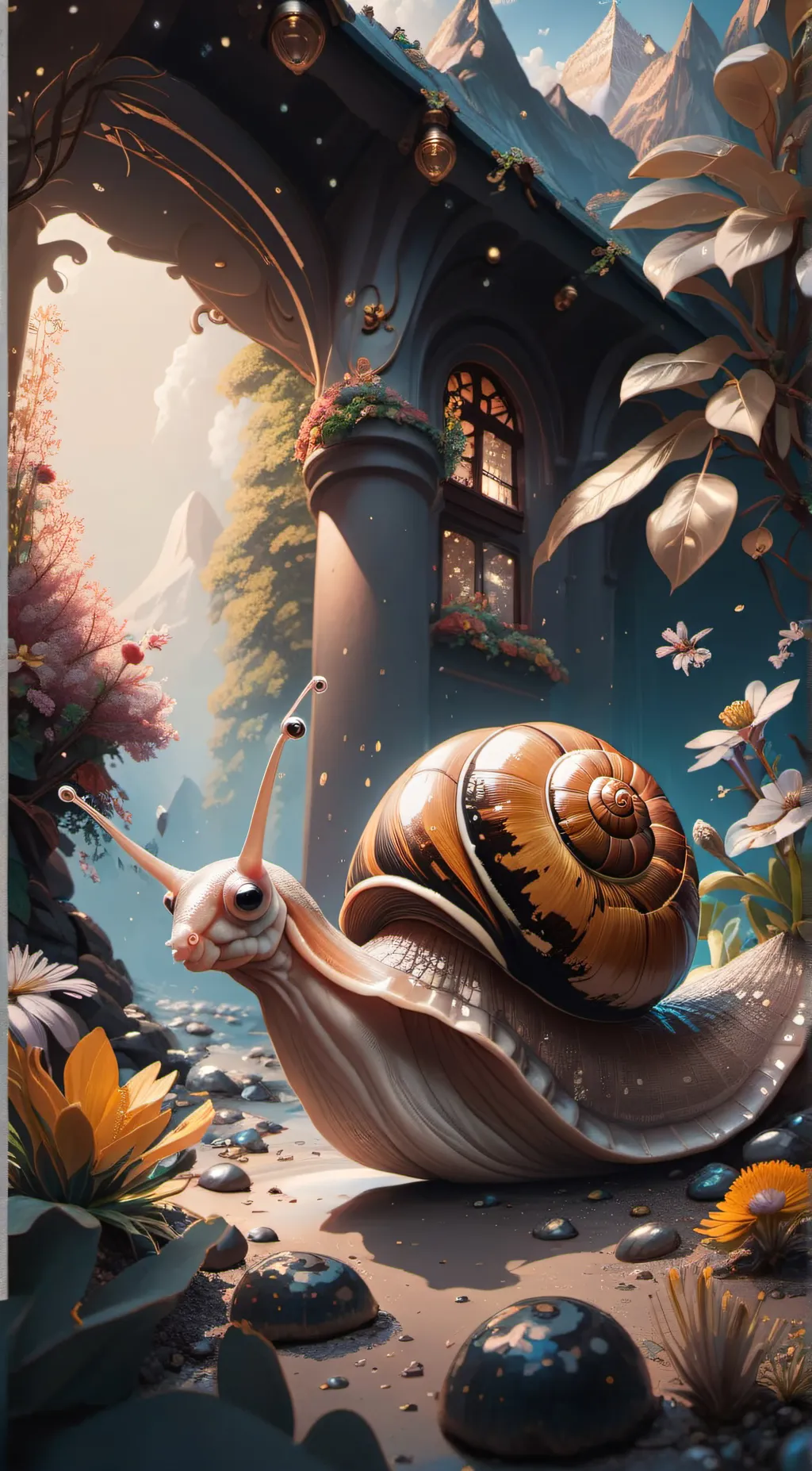 ai character: Death snail background