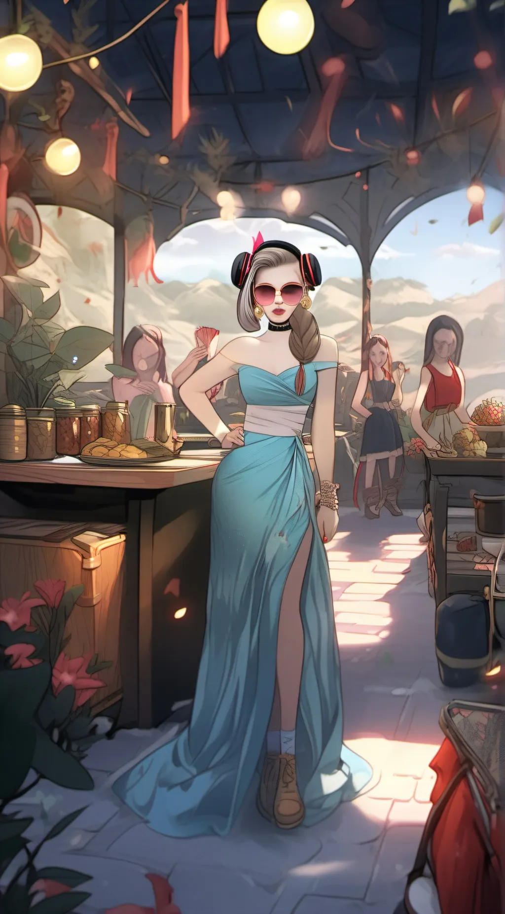 ai character: Catherine  background