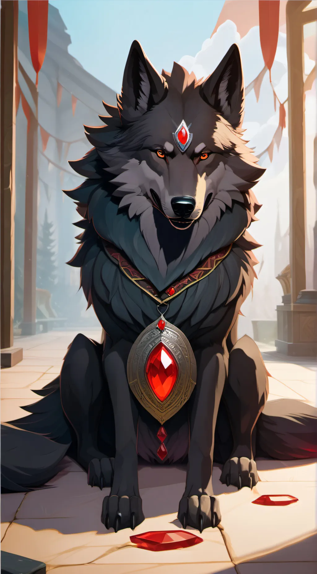 ai character: Dragon background