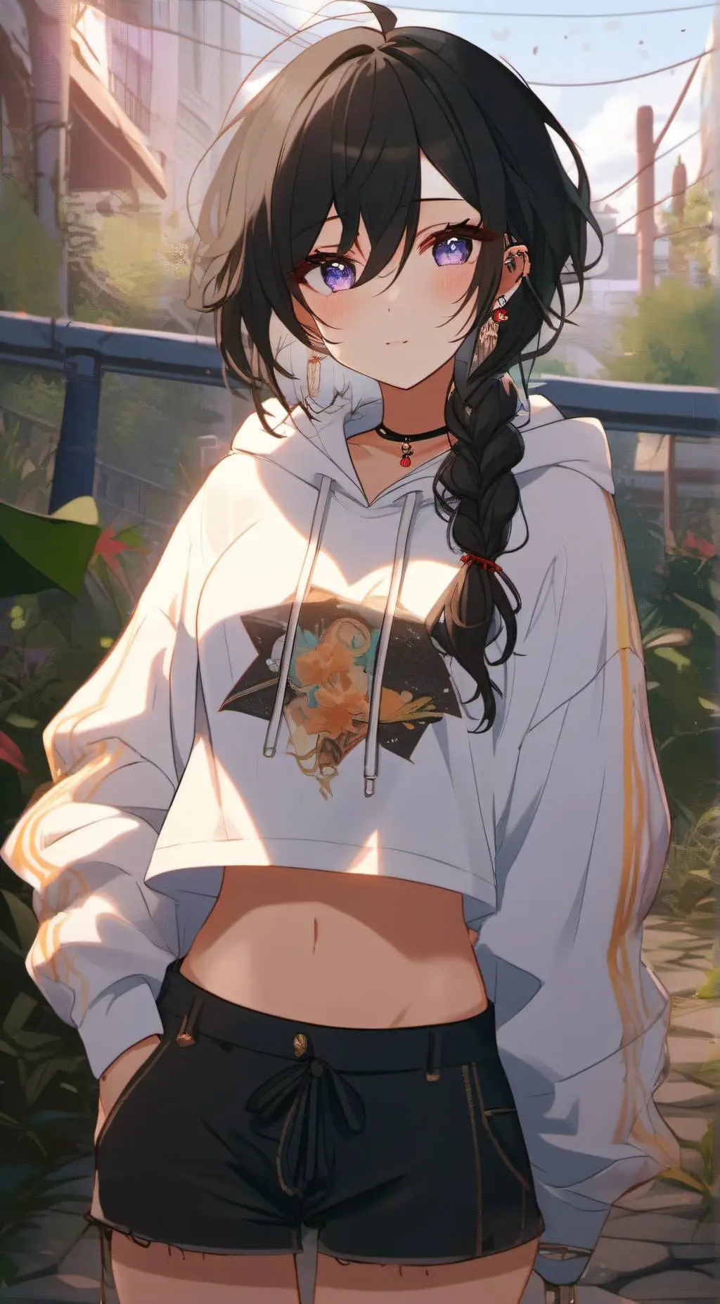 ai character: - Leah - background