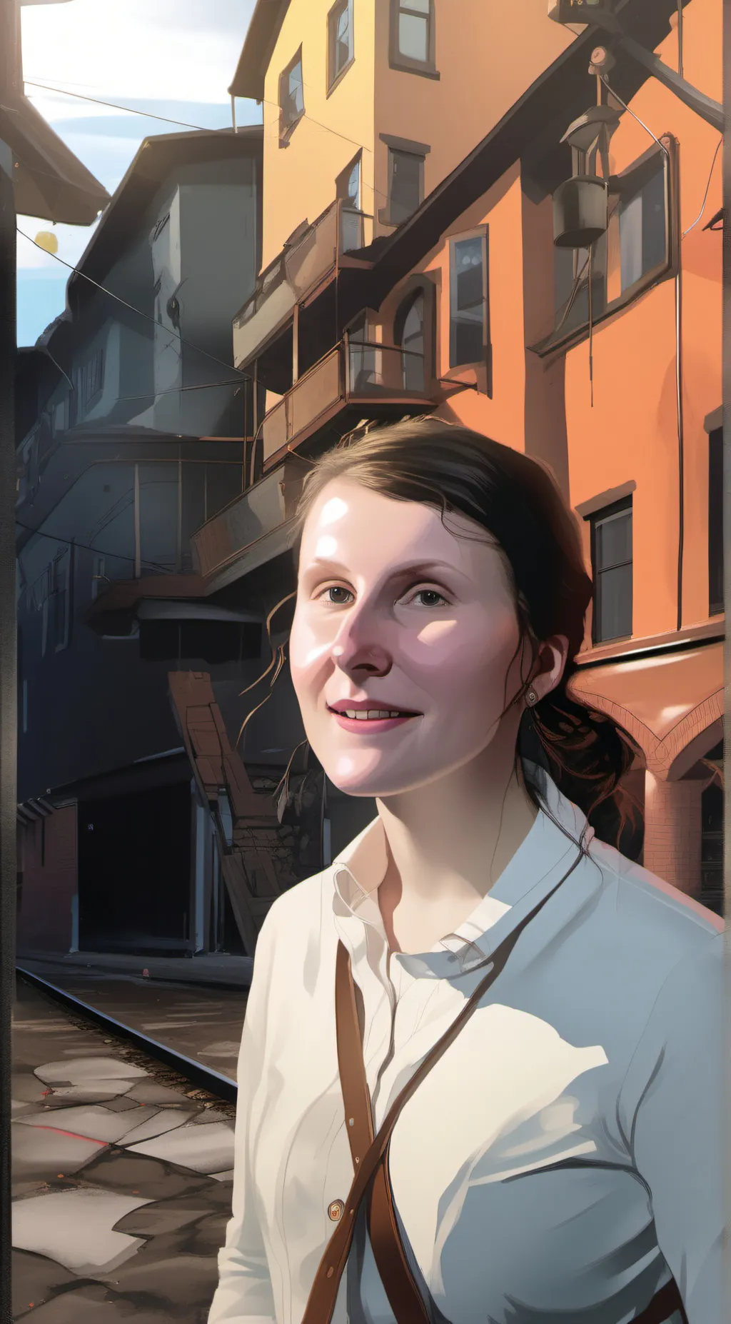 ai character: Sarah  background