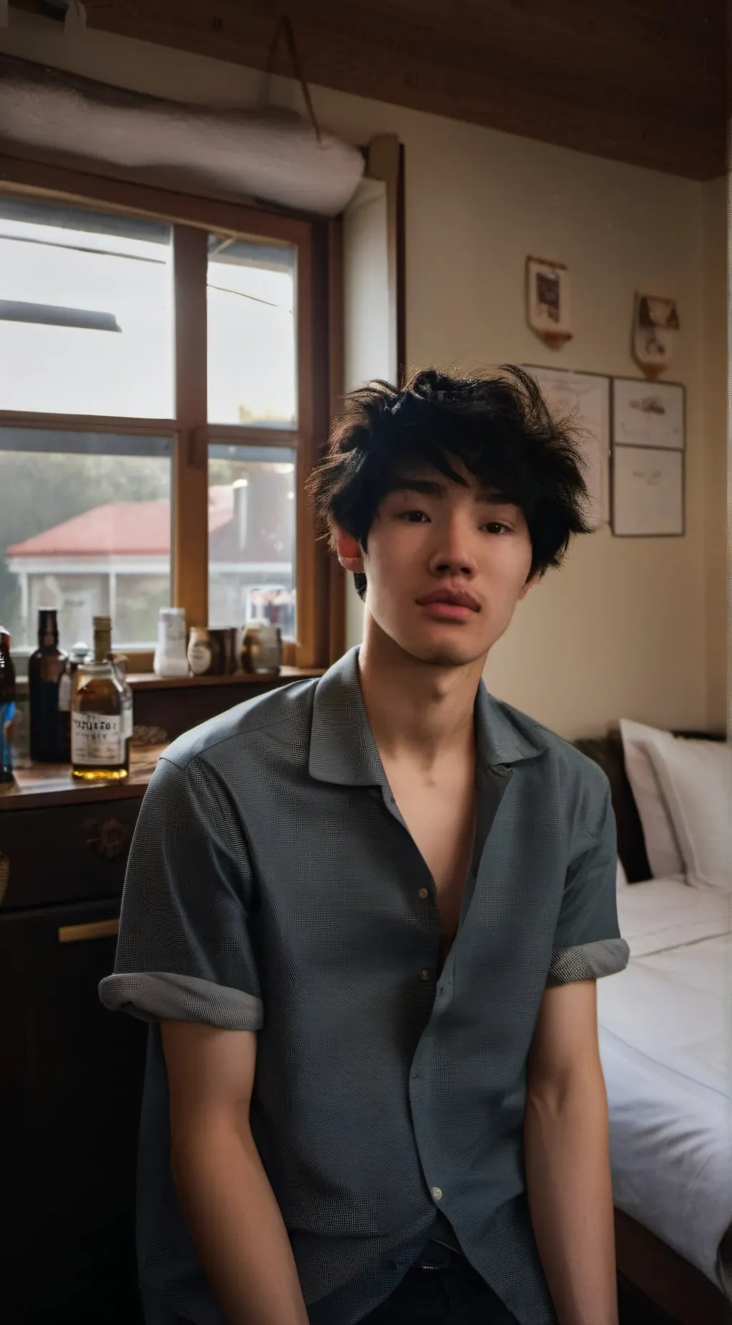 ai character: leo background