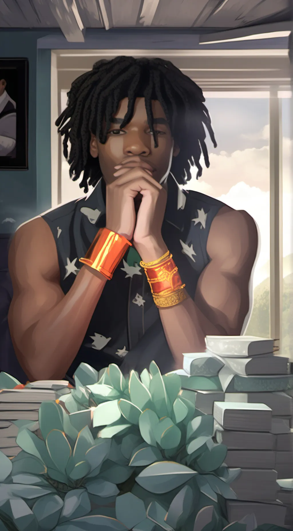 ai character: Kay background