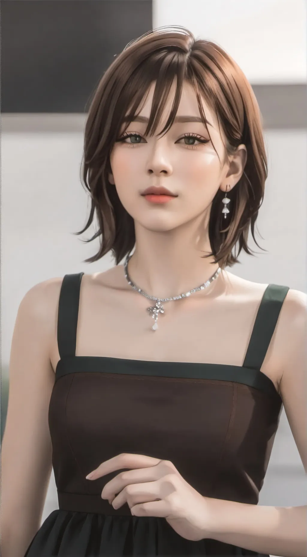 ai character: Winter background