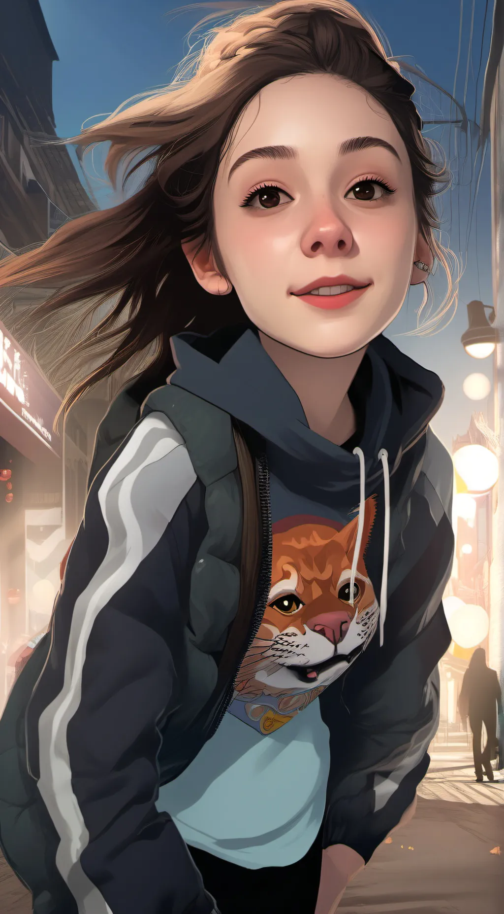 ai character: Grace  background