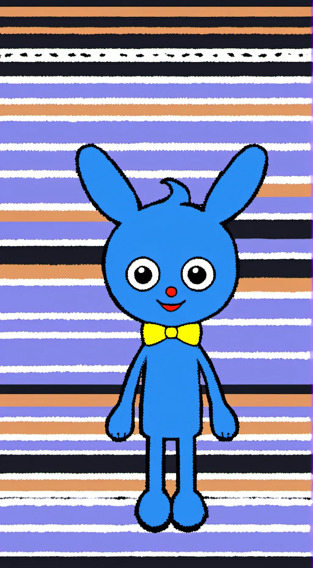 ai character: huggy wuggy  background