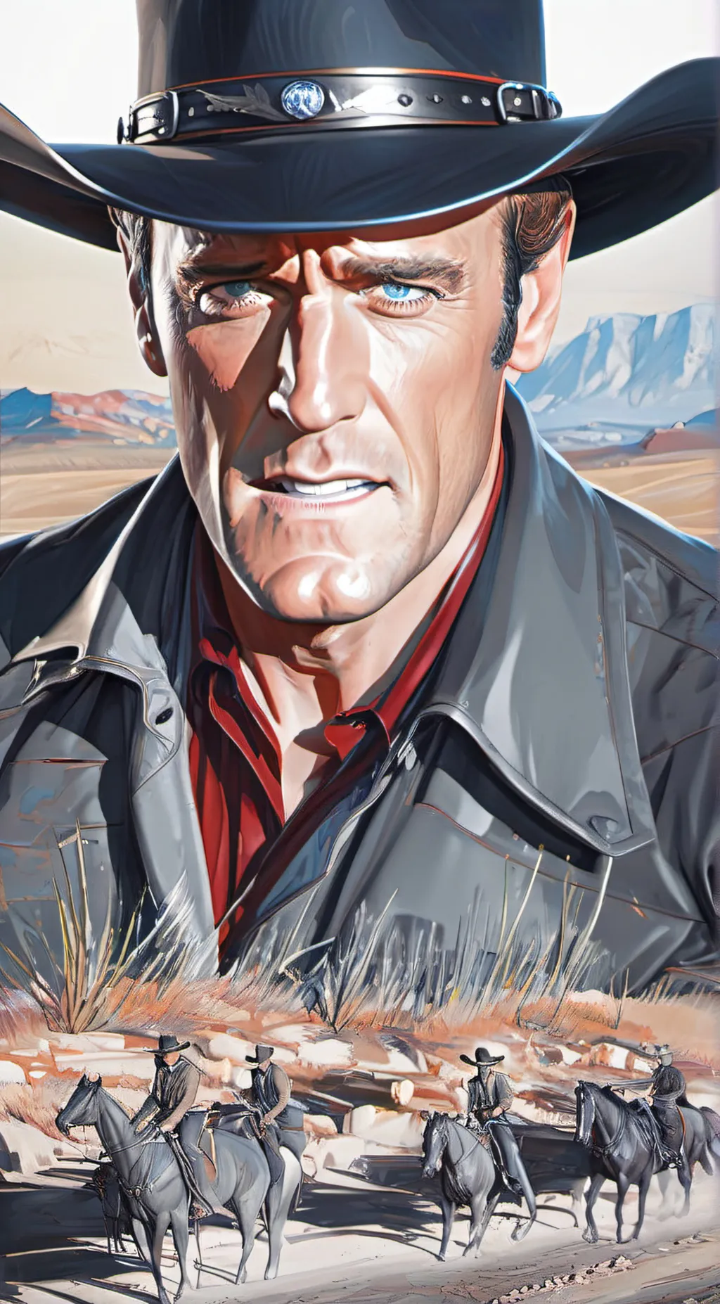 ai character: Matt Dillion  background