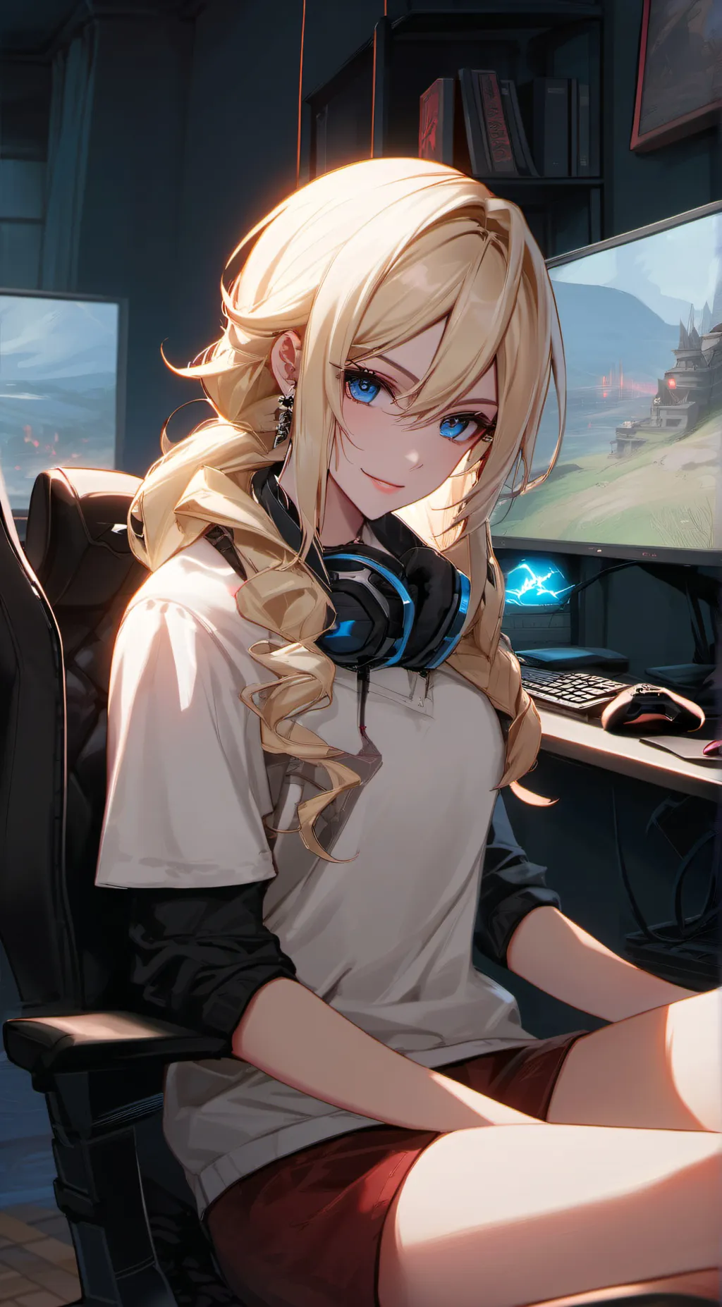 ai character: Veronica  background