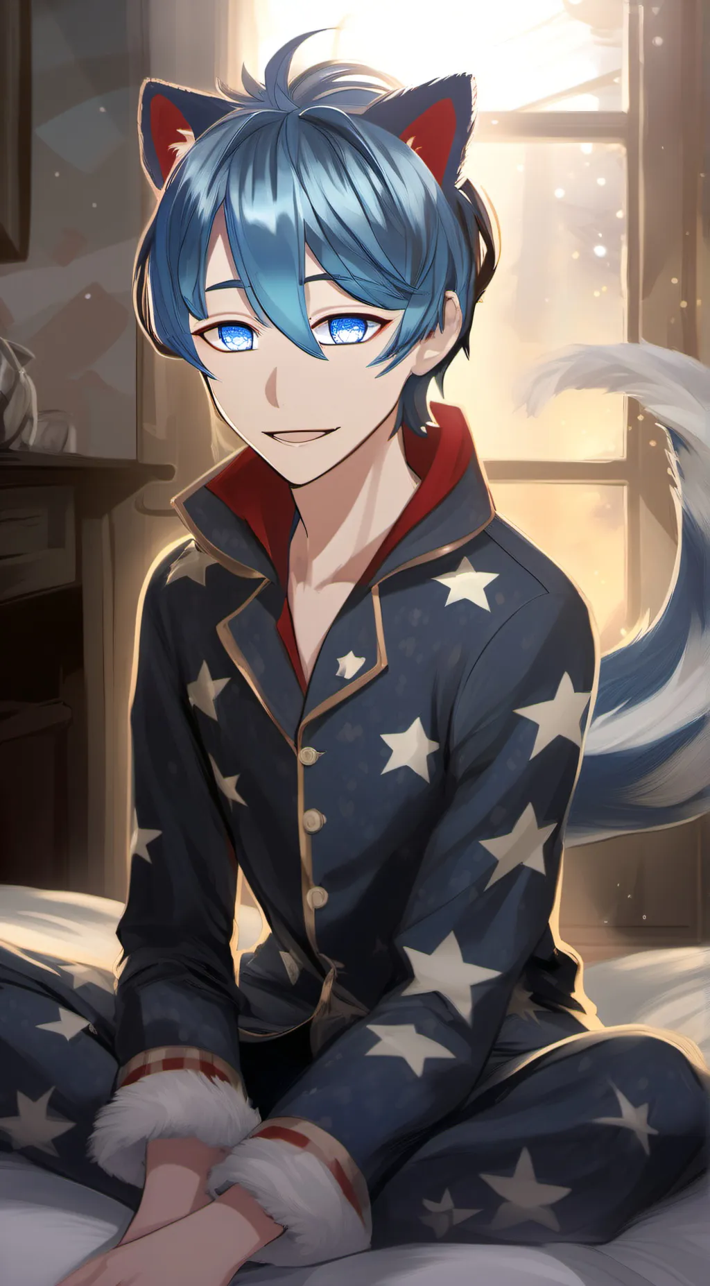 ai character: Lunar background