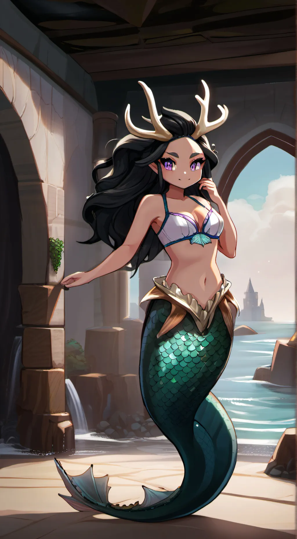 ai character: hime background