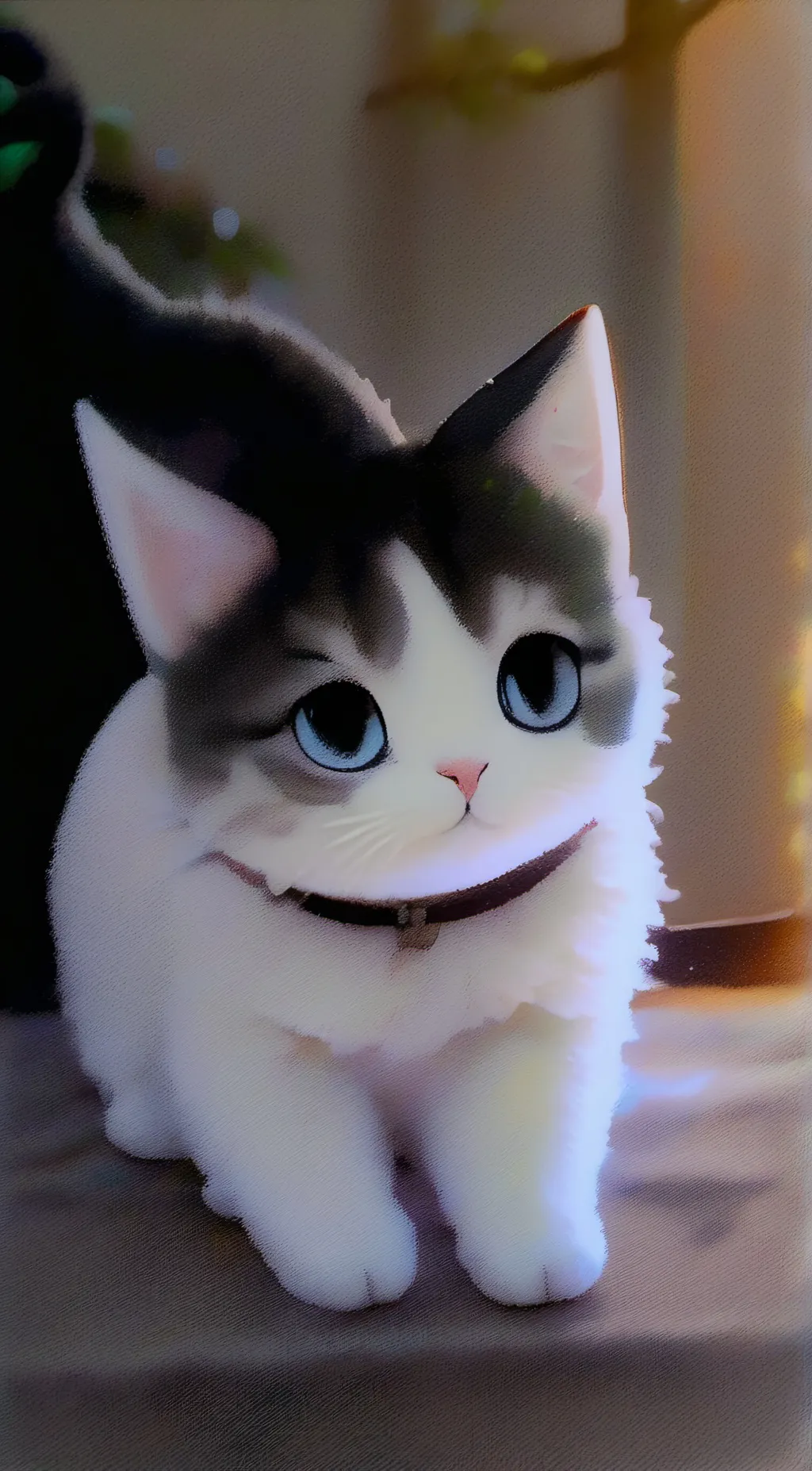 ai character: My cute cat background