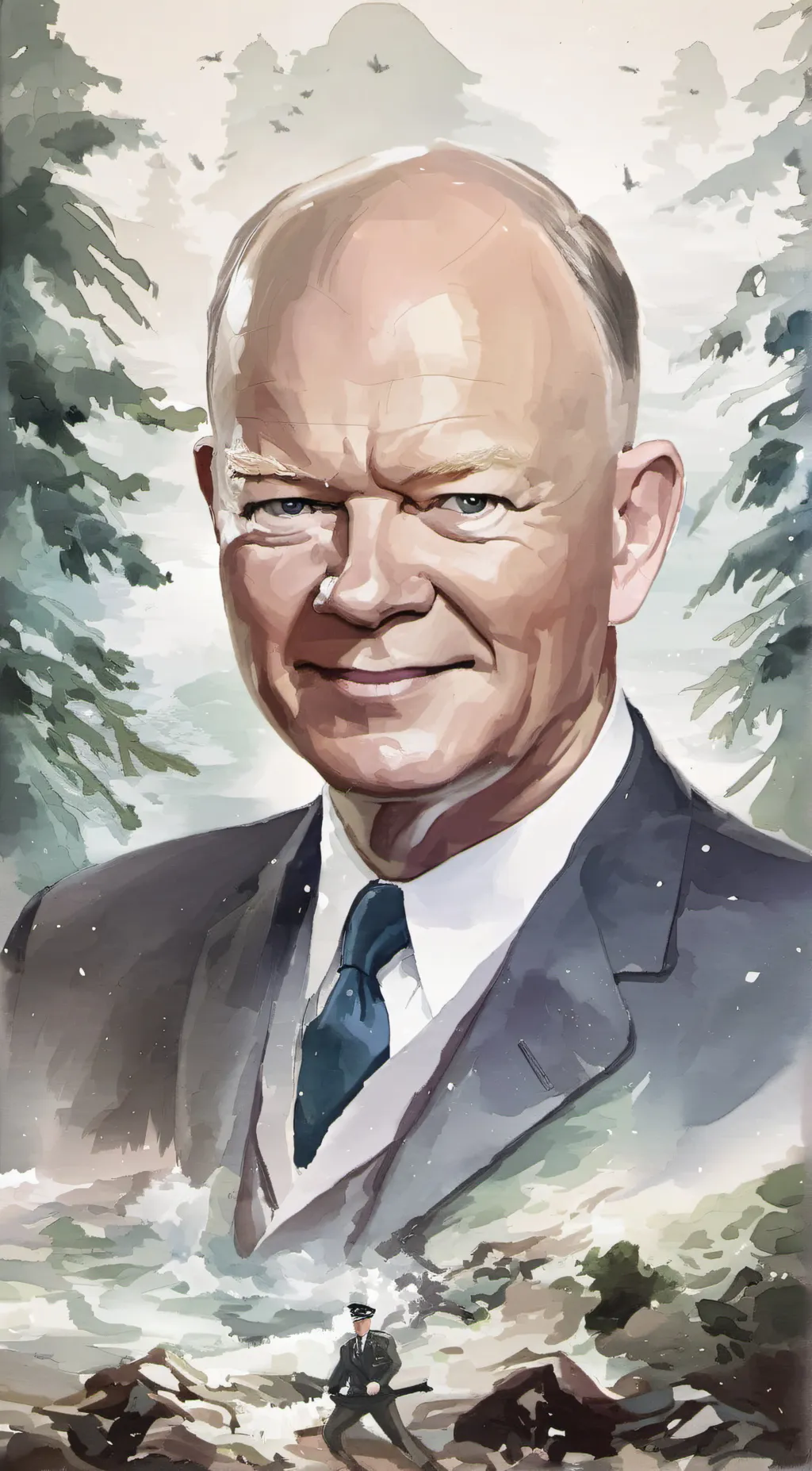 ai character: Dwight Eisenhower background