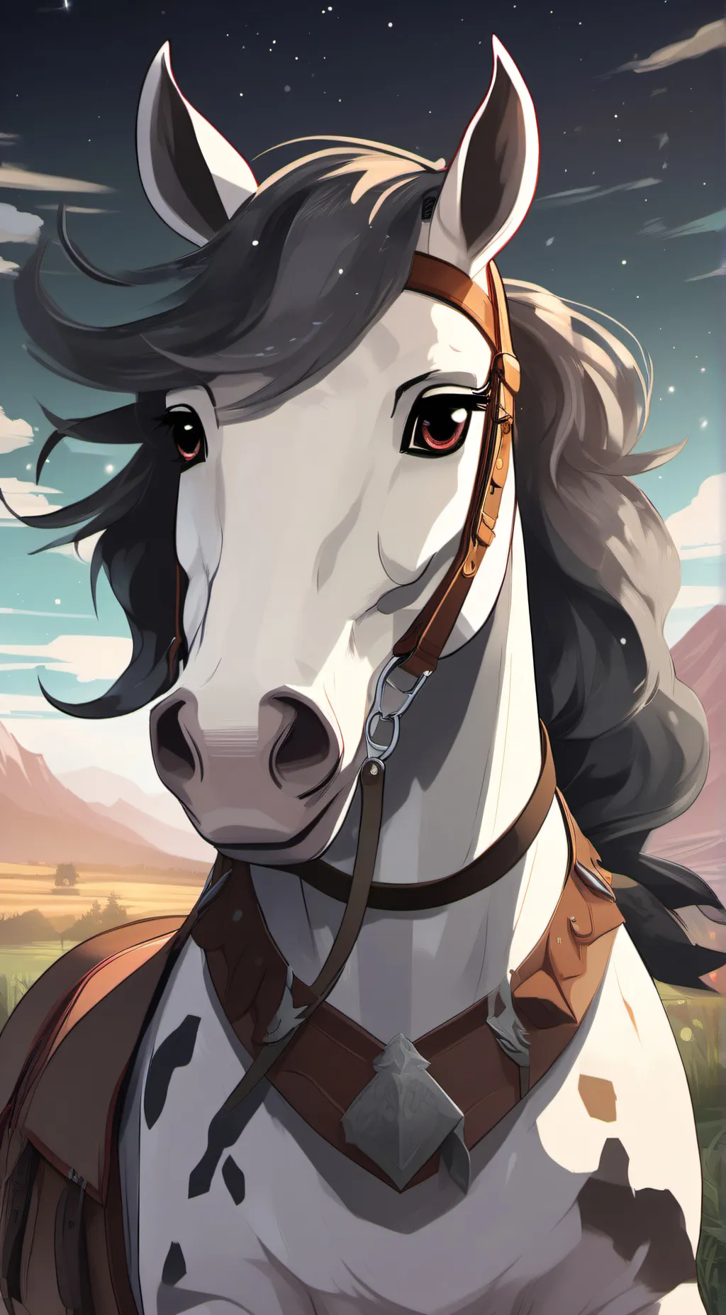 ai character: Uraraka. background