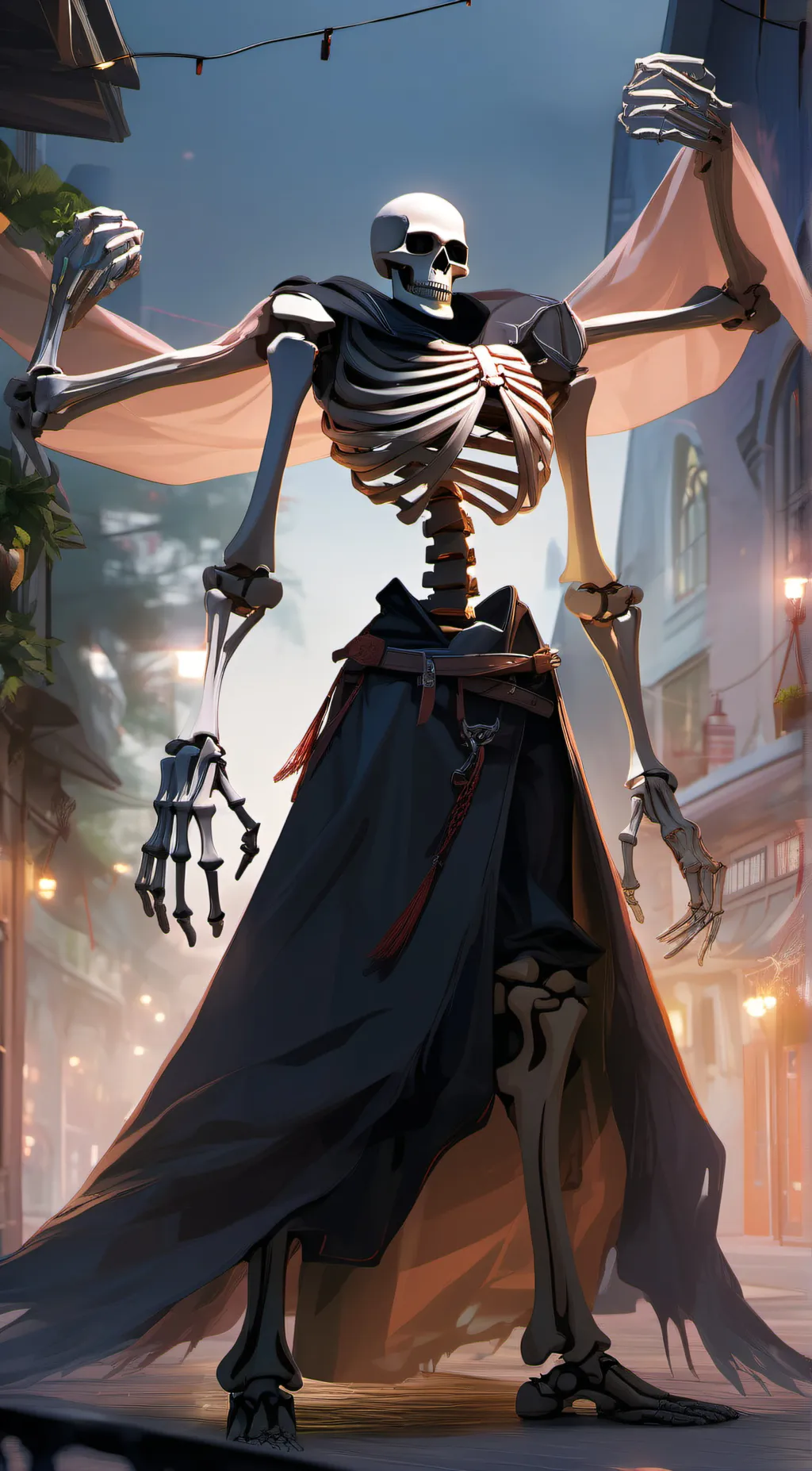 ai character: Skull crusher background