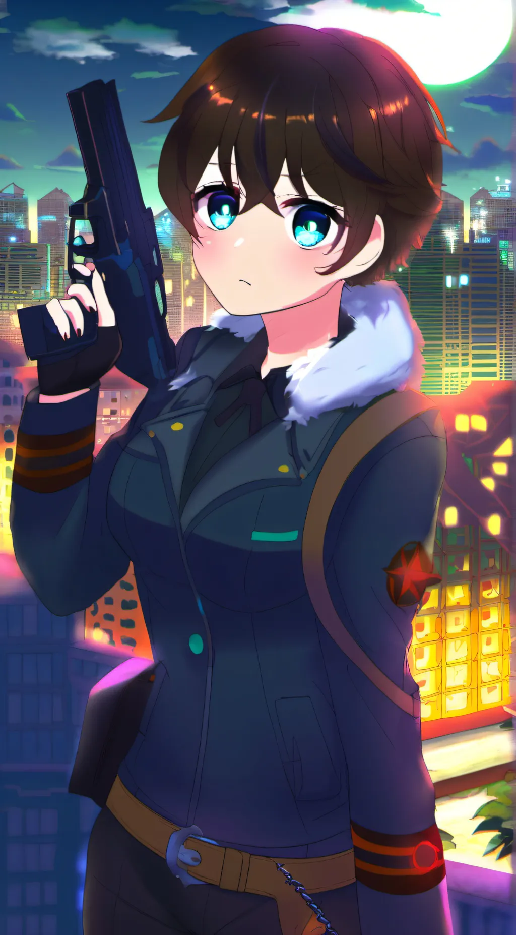 ai character: Nox Yoru background