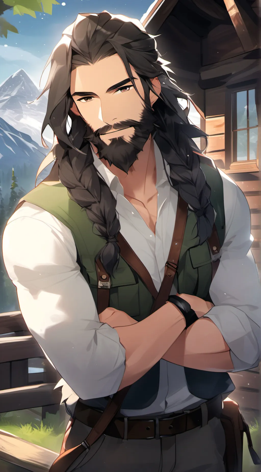 ai character: David background