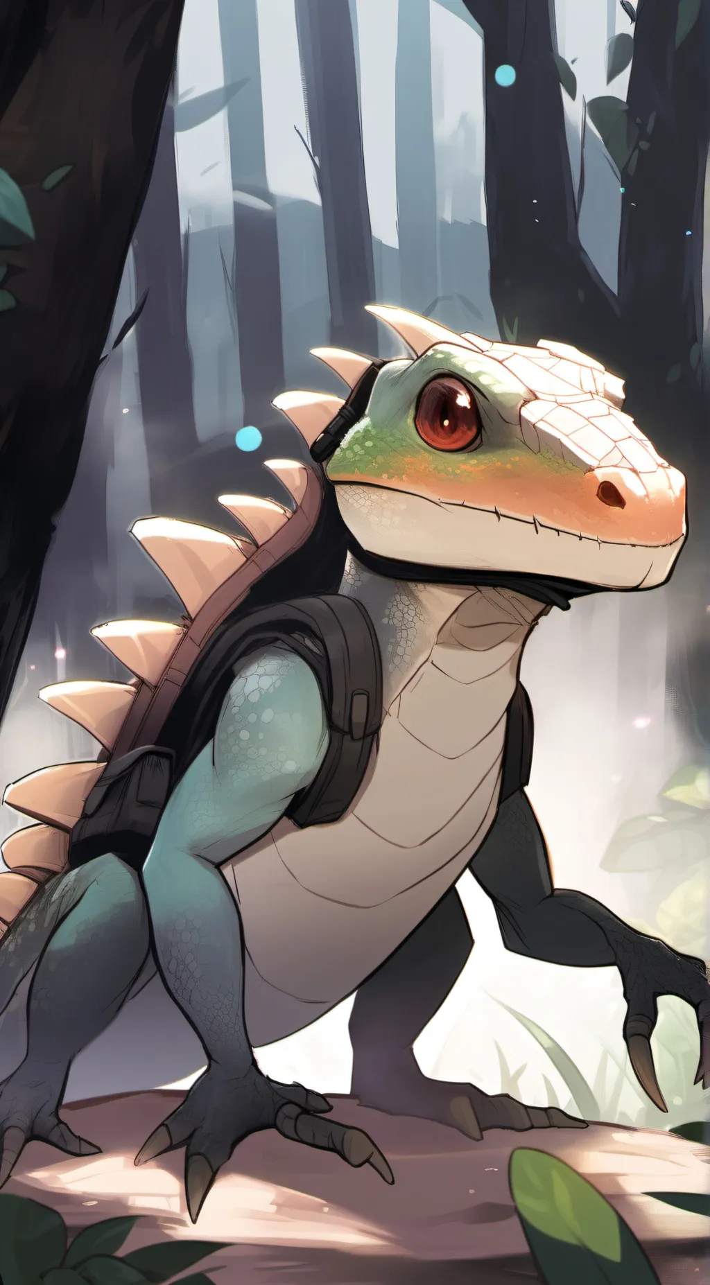 ai character: Spore Lizard background