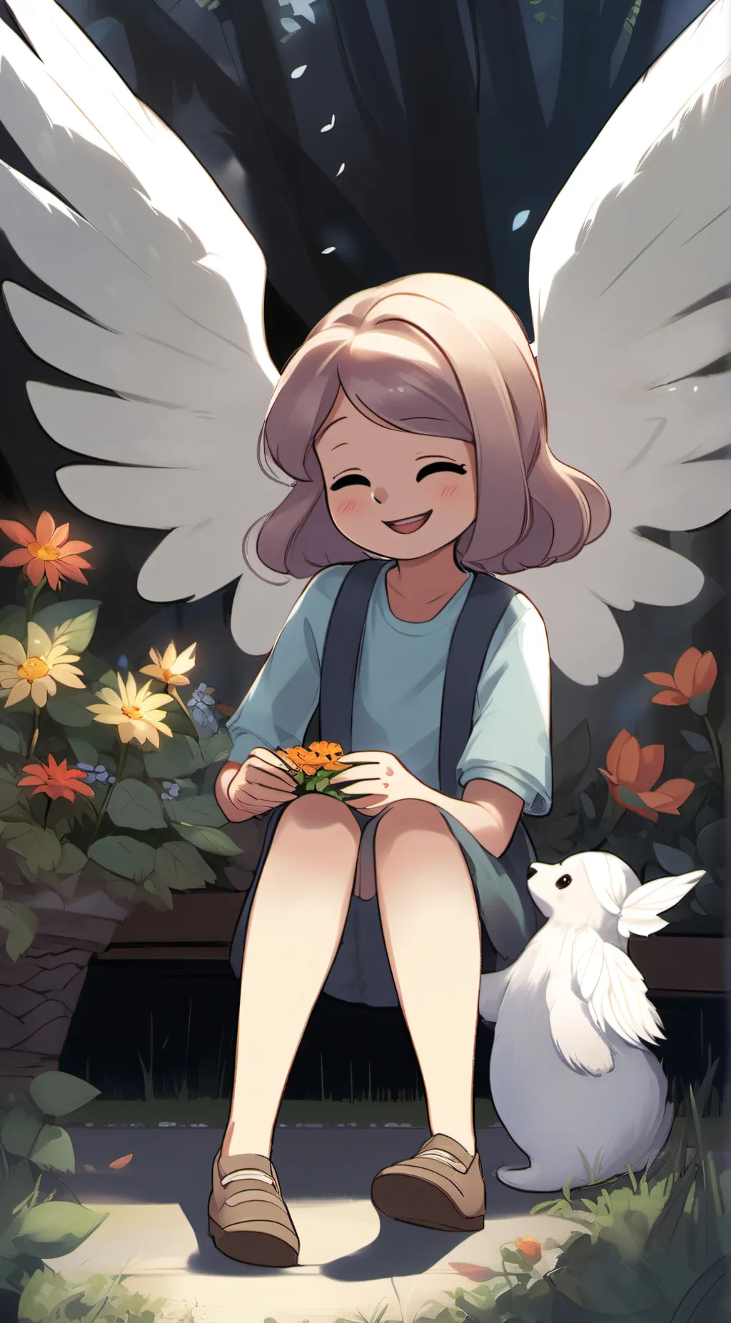 ai character: Abby  background