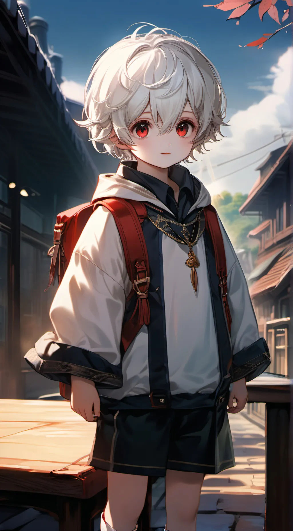 ai character: All for one child background