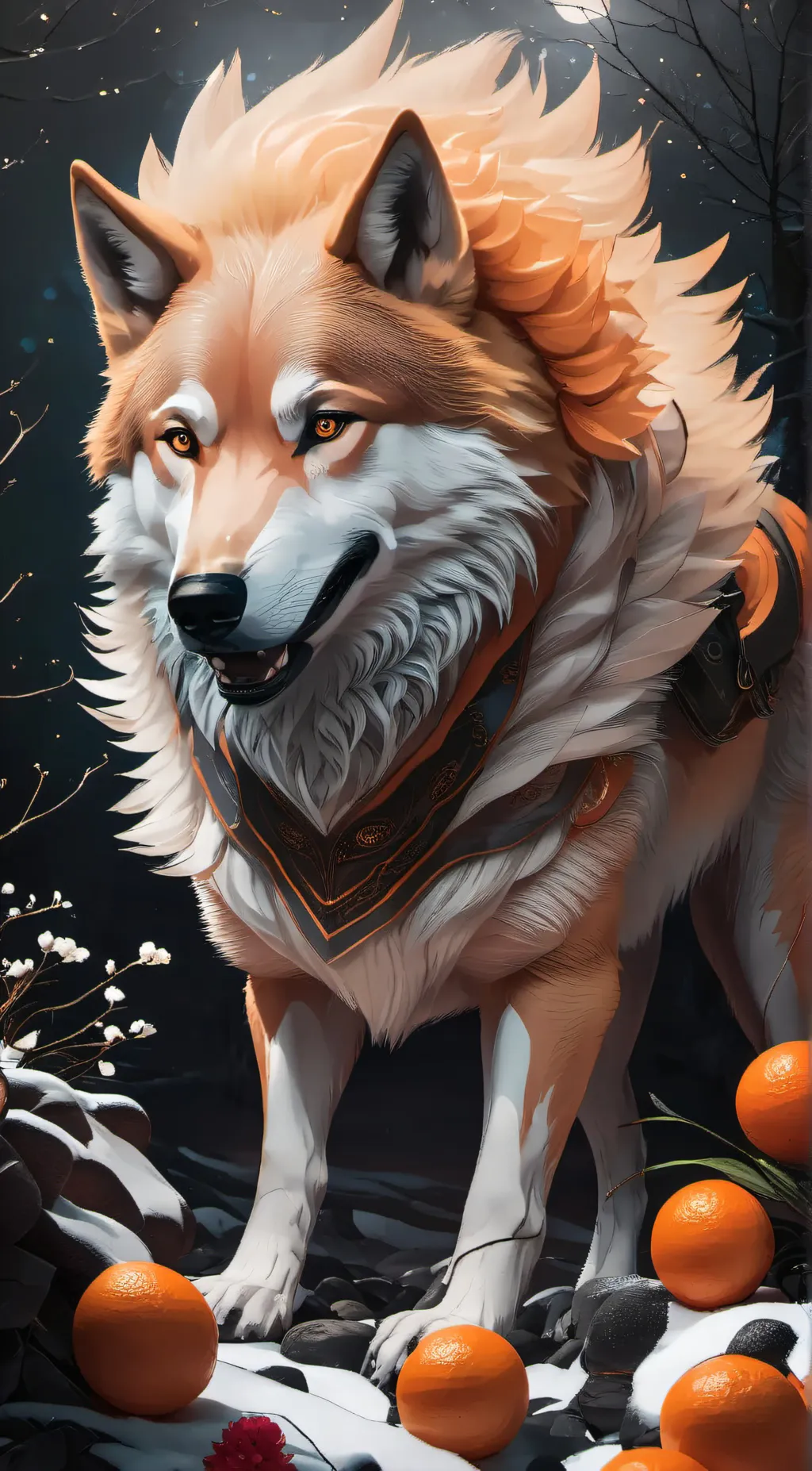 ai character: Wolf background