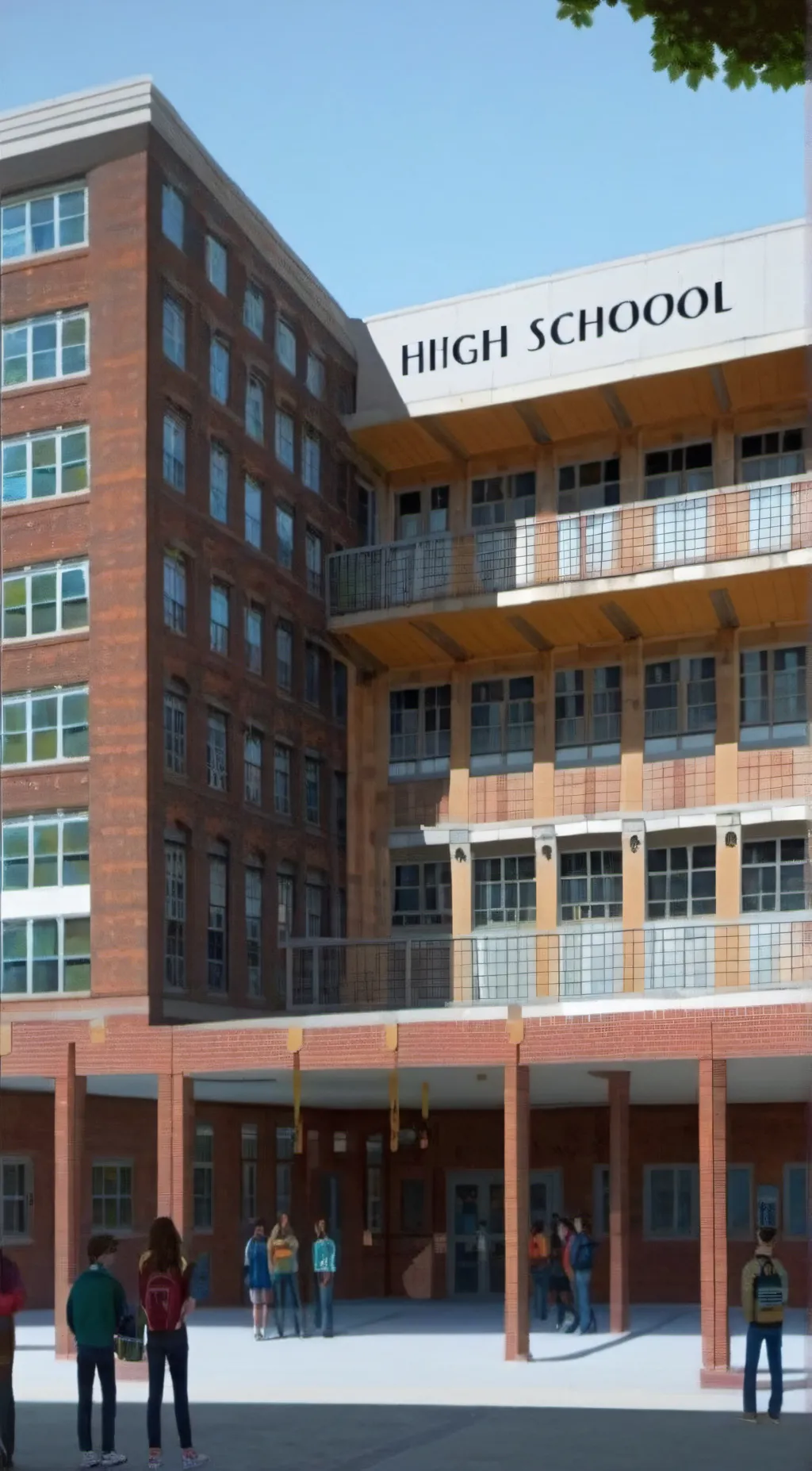 ai character: High school background