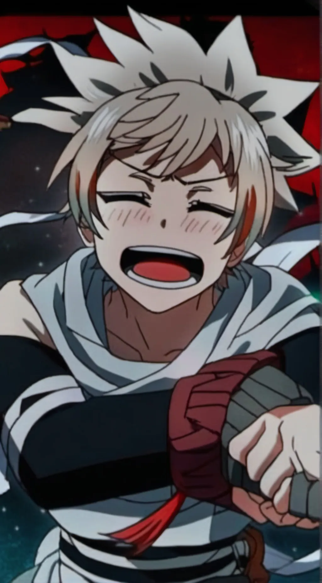 ai character: Toga (again) background