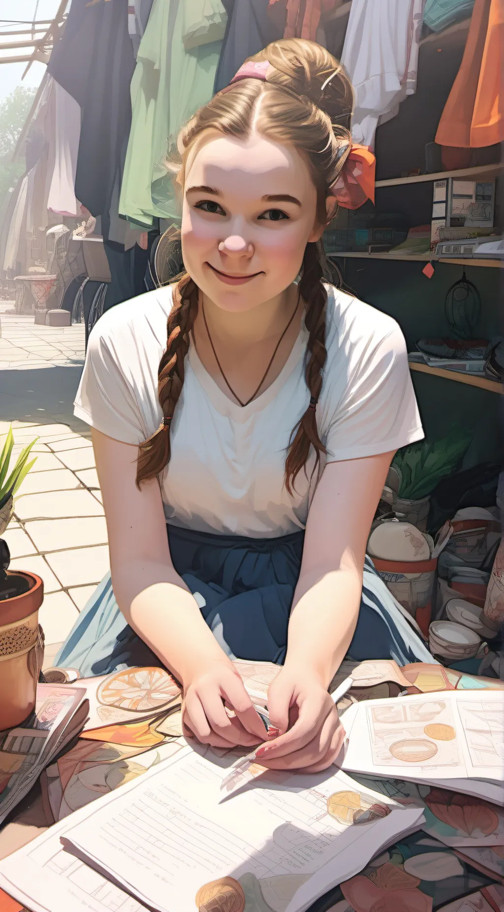 ai character: navaeh background