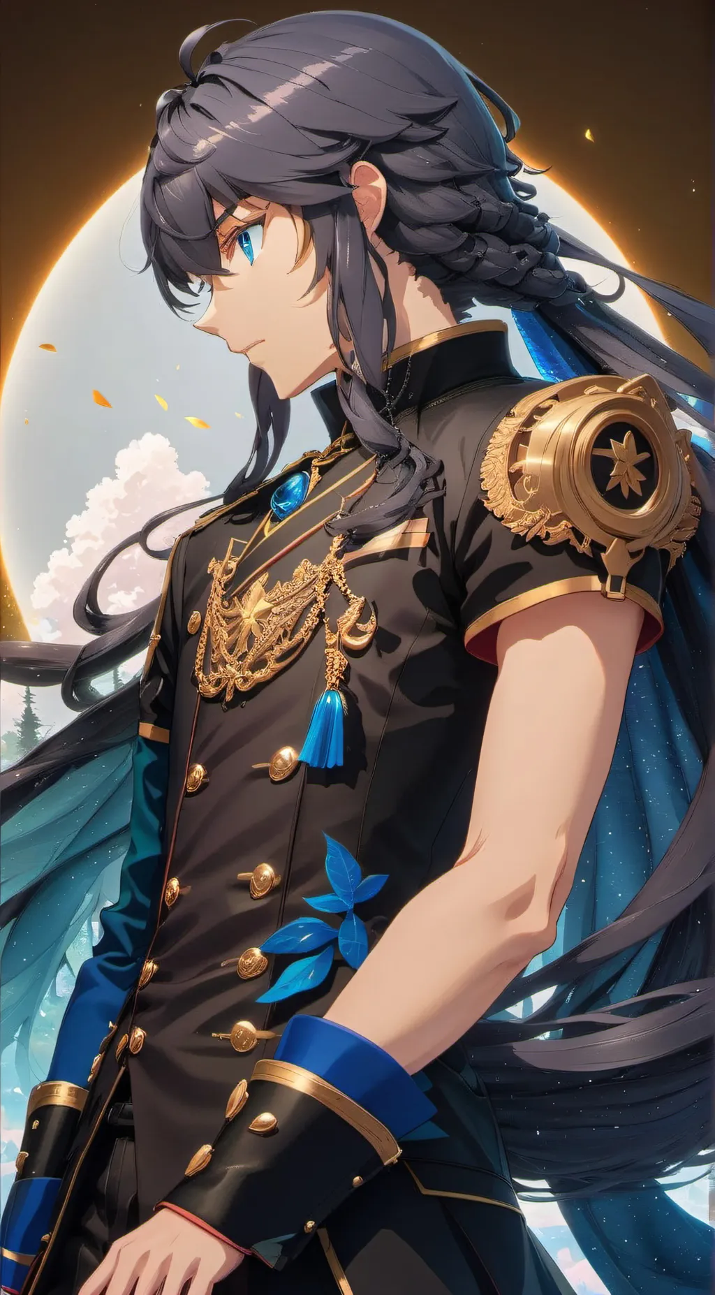 ai character: Muichiro  background