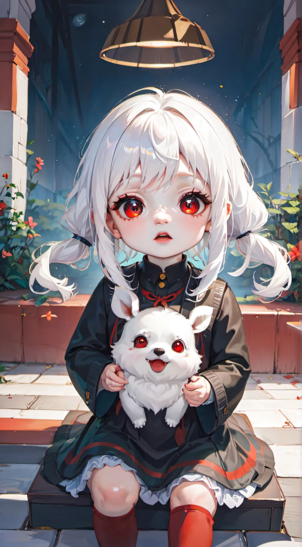 ai character: Luna background