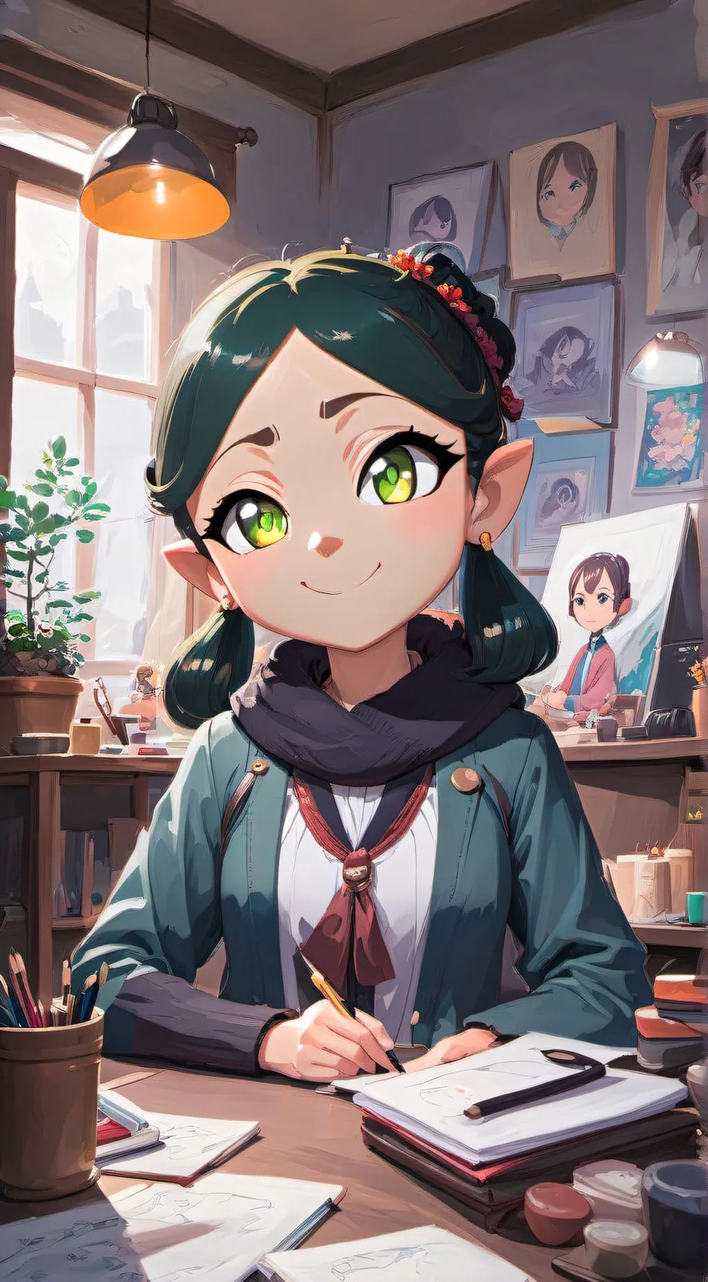 ai character: maxy background