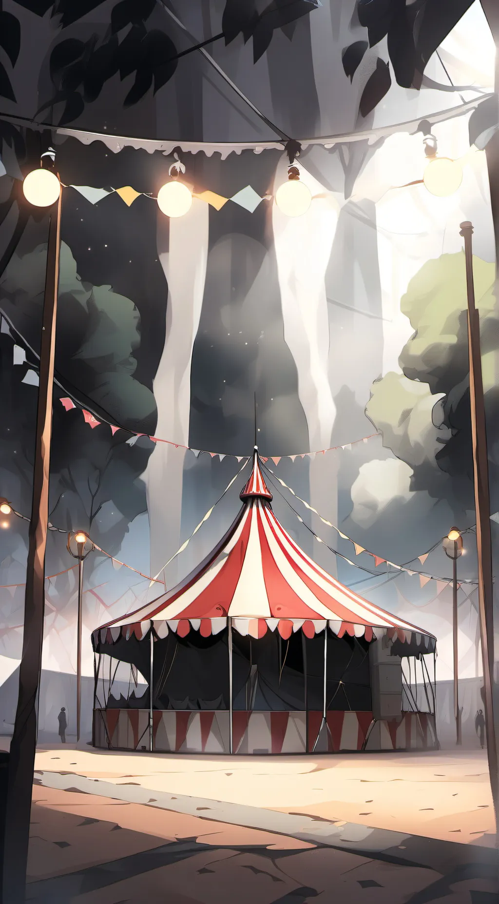 ai character: tadc but sus background