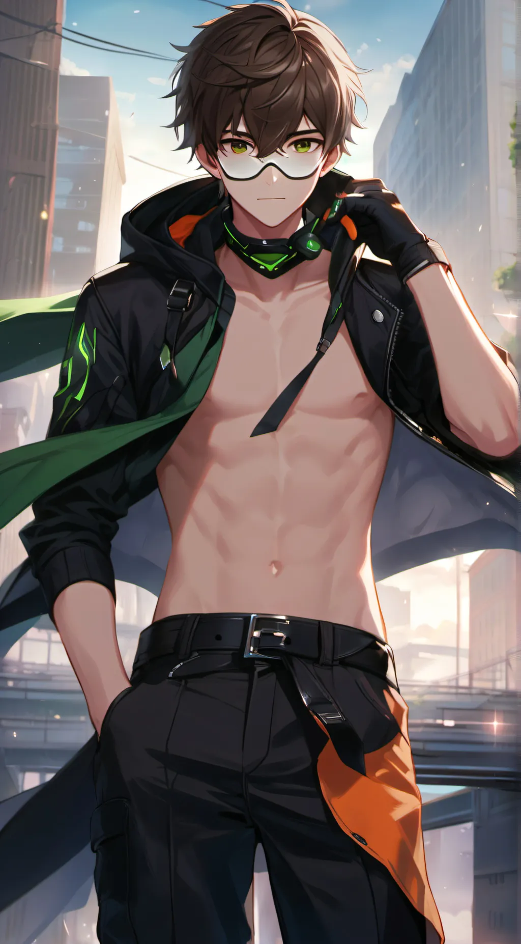 ai character: ticci toby background