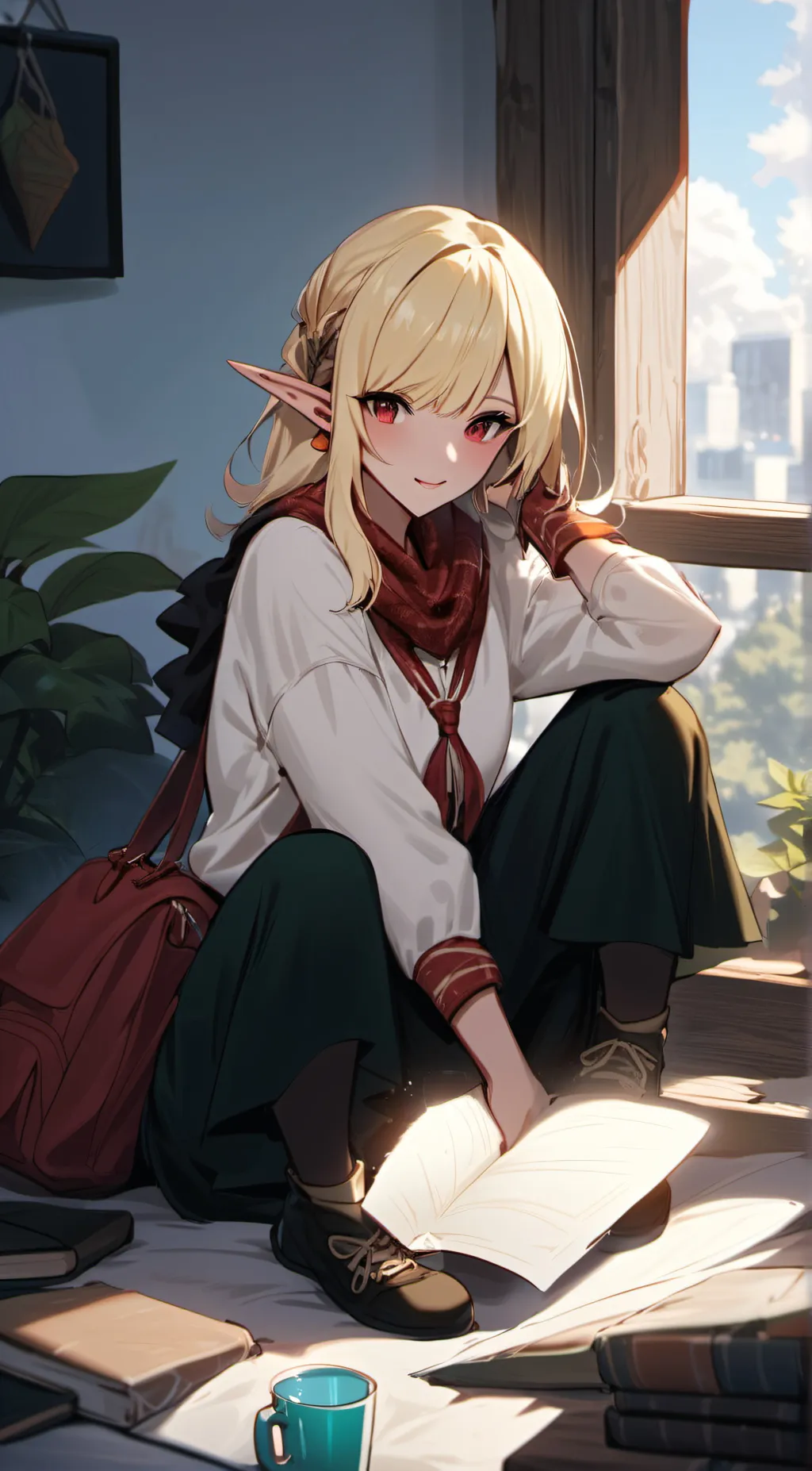 ai character: Rayla background