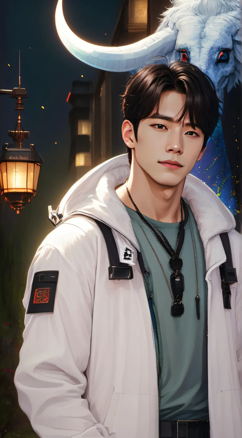 ai character: Jeong Gu-won  background
