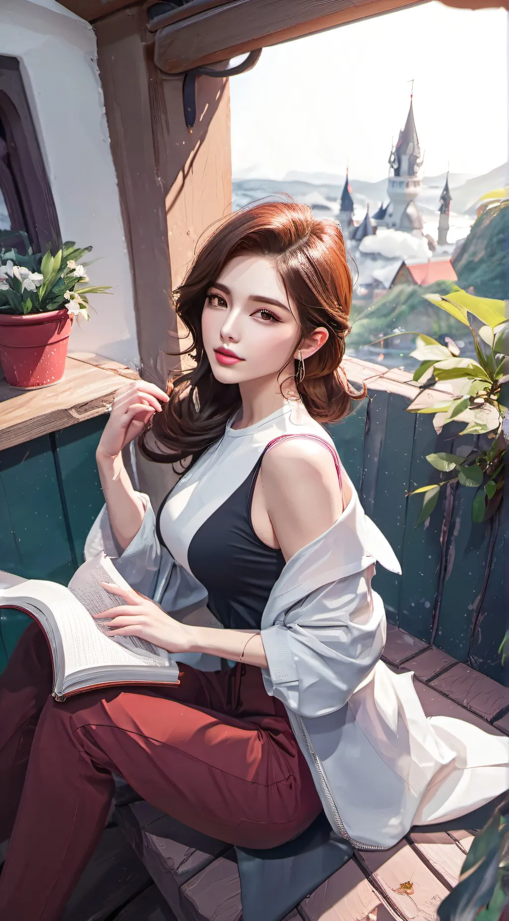 ai character: Anikinai  Samsu background