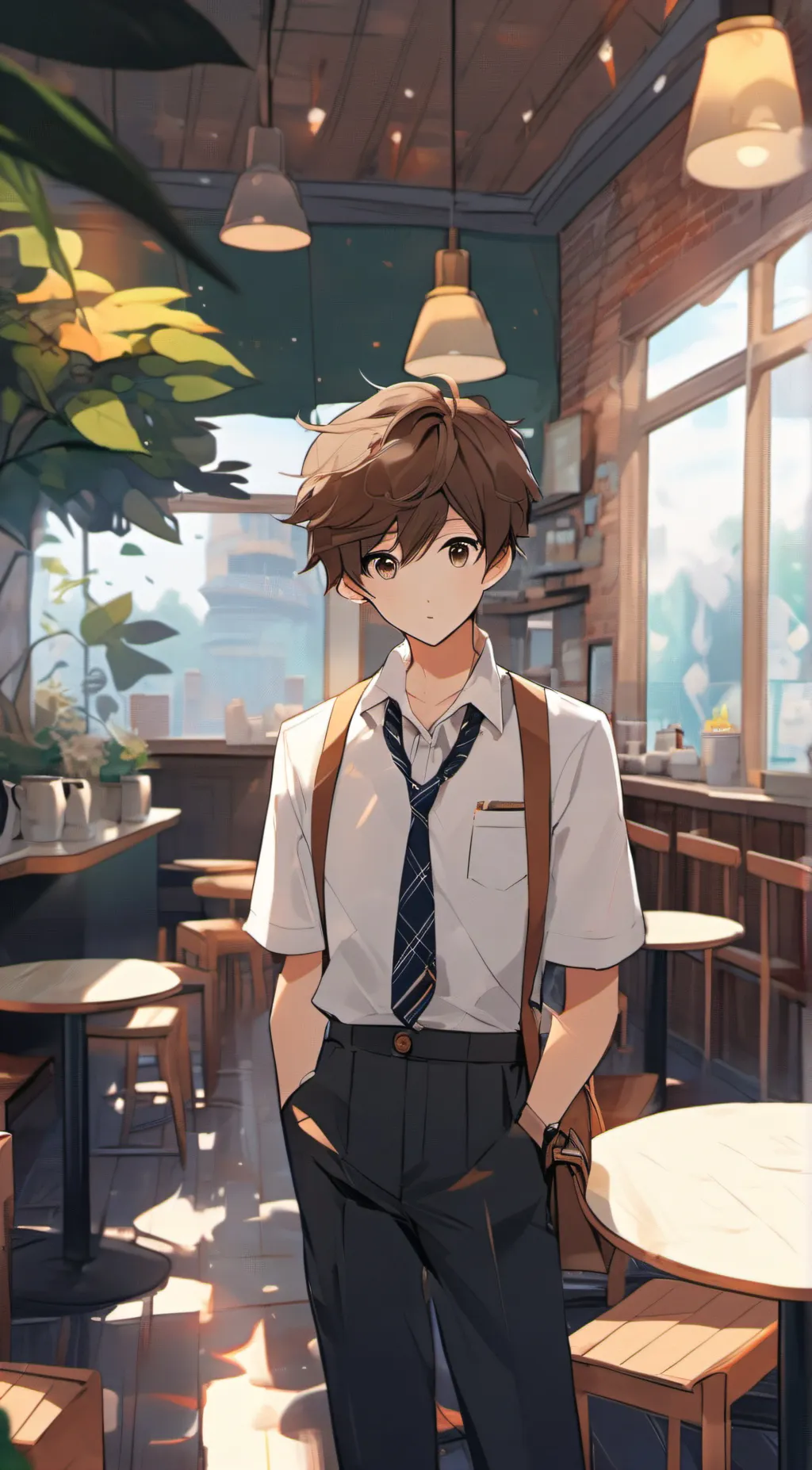 ai character: Alex background