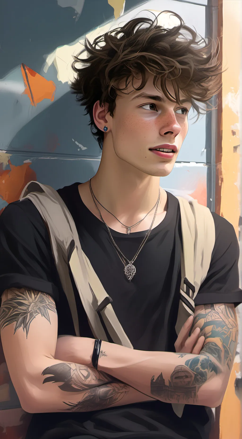 ai character: Blake background